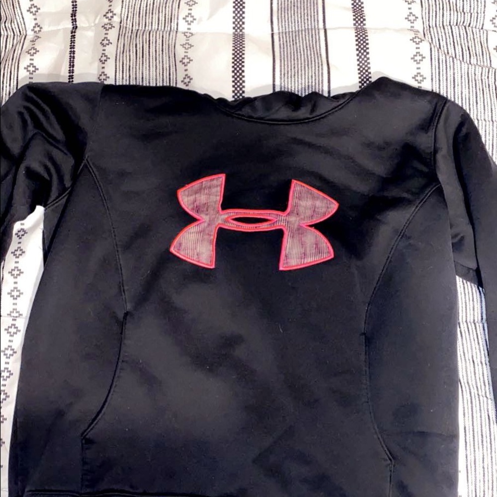 Black under armour hoodie size medium - Picture 1 of 1